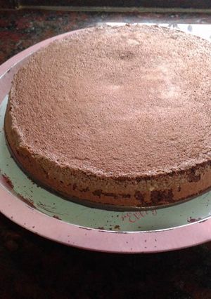 Una foto de Bizcochuelo de chocolate integral