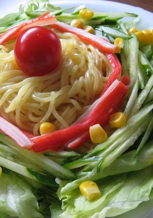 A picture of Sapporo-Style Easy Ramen Salad.