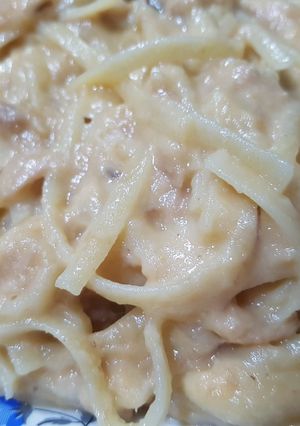 Foto principal de Tallarines con 3 Quesos y Atún! 🍝🧀🍴