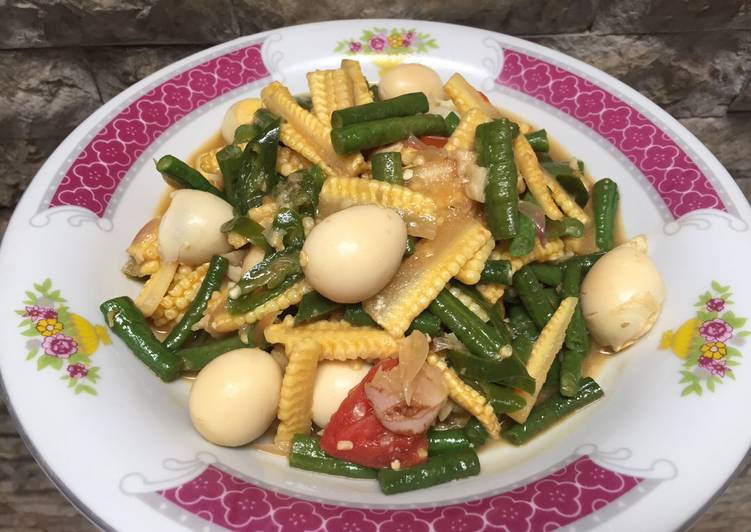 Bumbu Menyiapkan Cah Utren Kacang Panjang yang Lezat