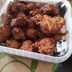 A picture of Bottle Gourd Fritters.