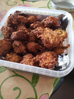 A picture of Bottle Gourd Fritters.