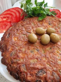 عکسی از دستور کوکو لوبیا سبز
