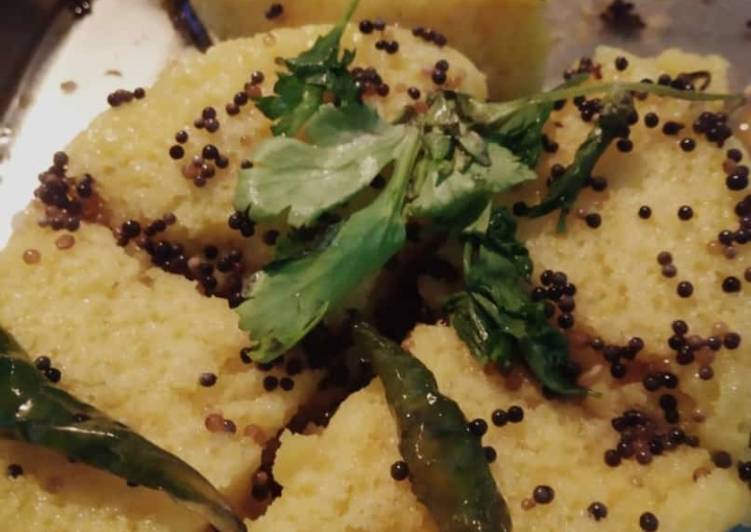 Recipe of Any-night-of-the-week Dhokla