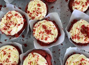 Una foto de Cupcakes Red velvet
