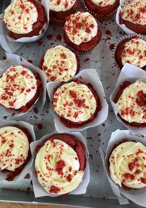 Una foto de Cupcakes Red velvet