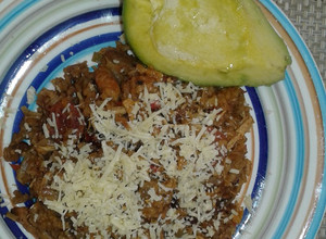Una foto de Arroz cubano a la Cartagenera
