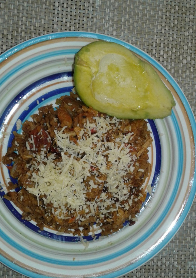 Una foto de Arroz cubano a la Cartagenera