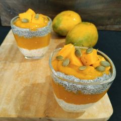 A picture of Mango Pudding.