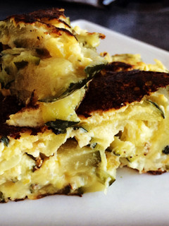 Una foto de Tortilla de zucchinis