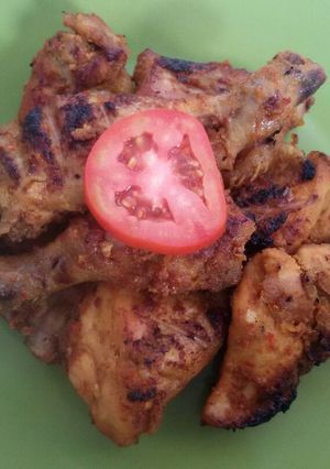 Foto resep Ayam bakar bumbu rujak