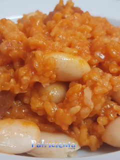 Una foto de Arroz con chorizo y alubias en Monsieur Cuisine Connect