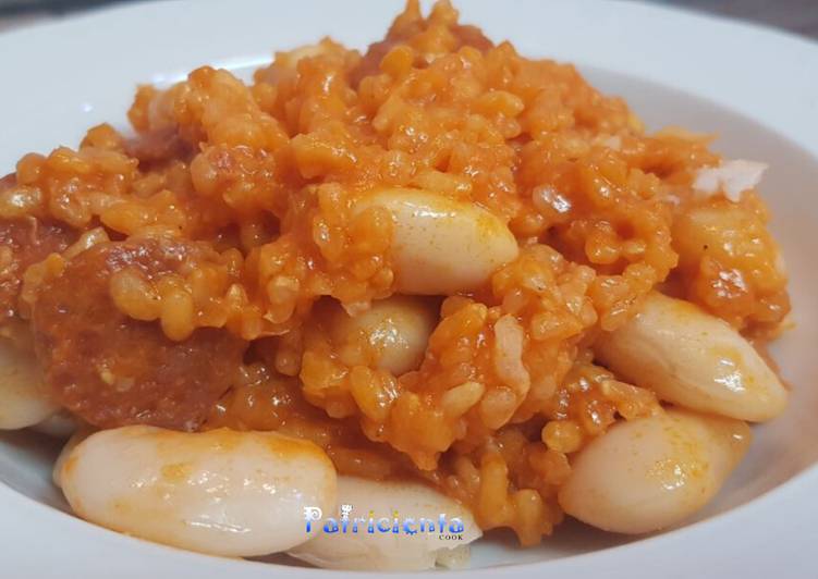 Arroz con chorizo y alubias en Monsieur Cuisine Connect