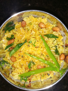 A picture of Tadka Rice(leftovers ka makeover).