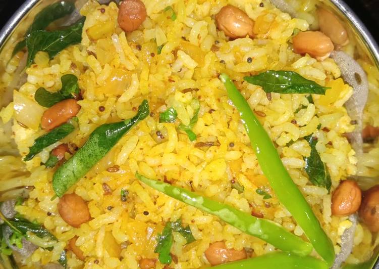 Tadka Rice(leftovers ka makeover)