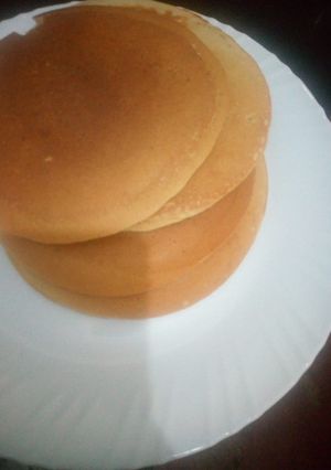 A picture of Fluffy pancakes.