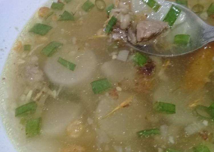 Resep Soto daging sapi + lobak Enak Banget