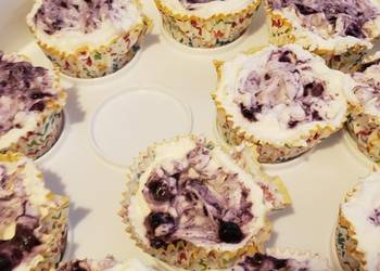 Easiest Way to Recipe Delicious Lemon blueberry cheesecakes