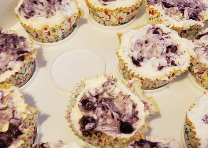 Easiest Way to Make Award-winning Lemon blueberry cheesecakes