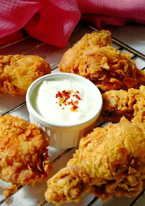 A picture of Fried Chicken Legs (KFC Style).