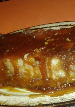 Una foto de Budín de pan con manzana !