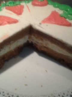 Una foto de Tarta de zanahoria y piña
