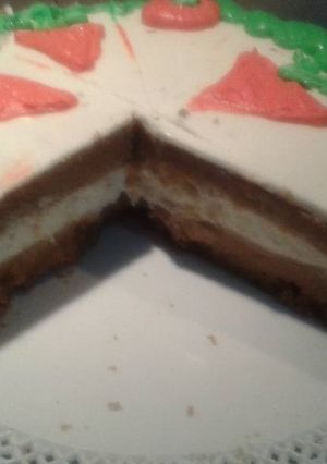 Una foto de Tarta de zanahoria y piña