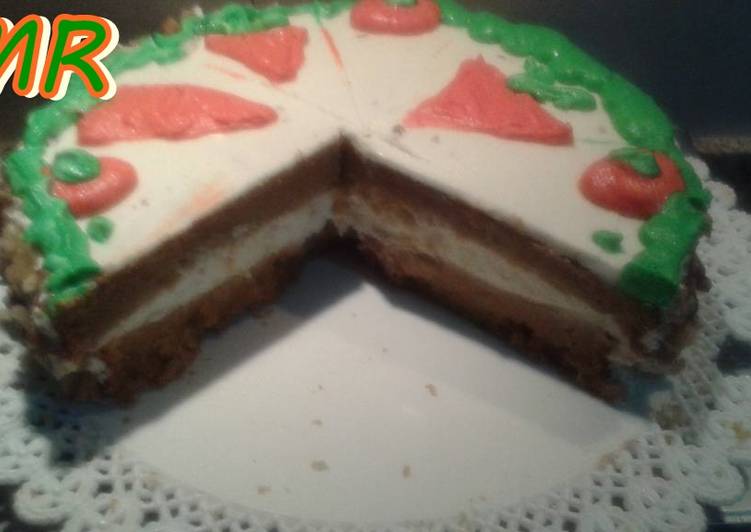 Tarta de zanahoria y piña