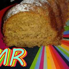 Una foto de Bundt cake de coco