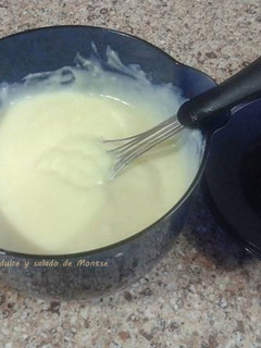 Una foto de Crema pastelera en microondas