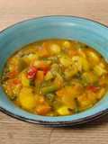 Loubia marroquí con garrofón