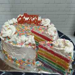 รูปของ Rainbow Cake (Kukus)