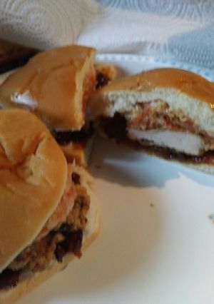 A picture of Marinated Pork Loin Sandwiches.