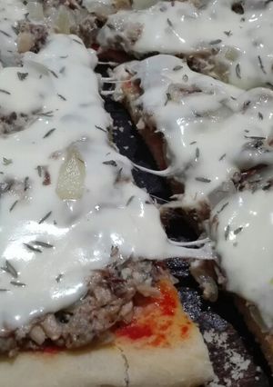 Una foto de Pizza de pescado