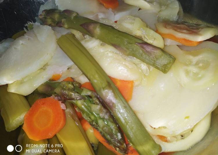 Verduras al vapor en Thermomix 🥕🥔🥒