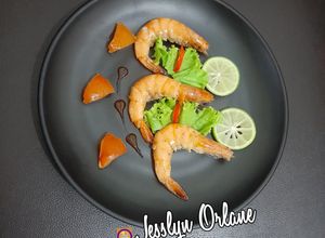 Foto resep Garlic Butter Shrimp with Lime Mayo Sauce by : Jesslyn Orlane🍤✨