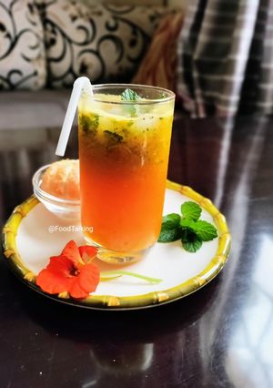 A picture of Orange Mint Mojito.