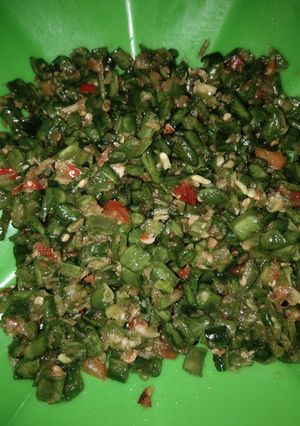 Foto resep Pencok kacang Panjang
