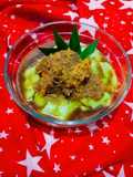 Bubur sumsum suji pandan lembut wangi kinca duren