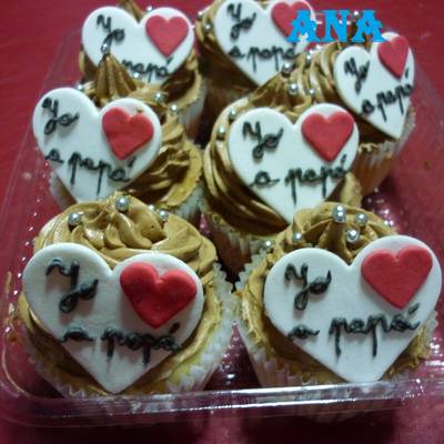 Cupcakes día del padre Receta de GRINGA- Cookpad