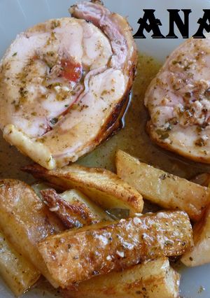 Una foto de Pollo arrollado