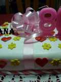 Torta un lindo regalo de cumpleaños de 80 