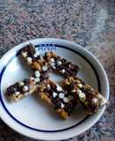 Barritas de mix de cereales y pasas de uva 