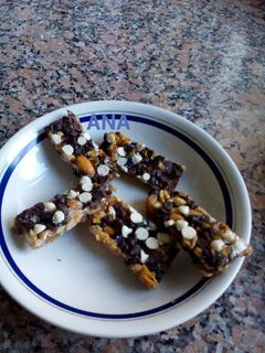 Una foto de Barritas de mix de cereales y pasas de uva 