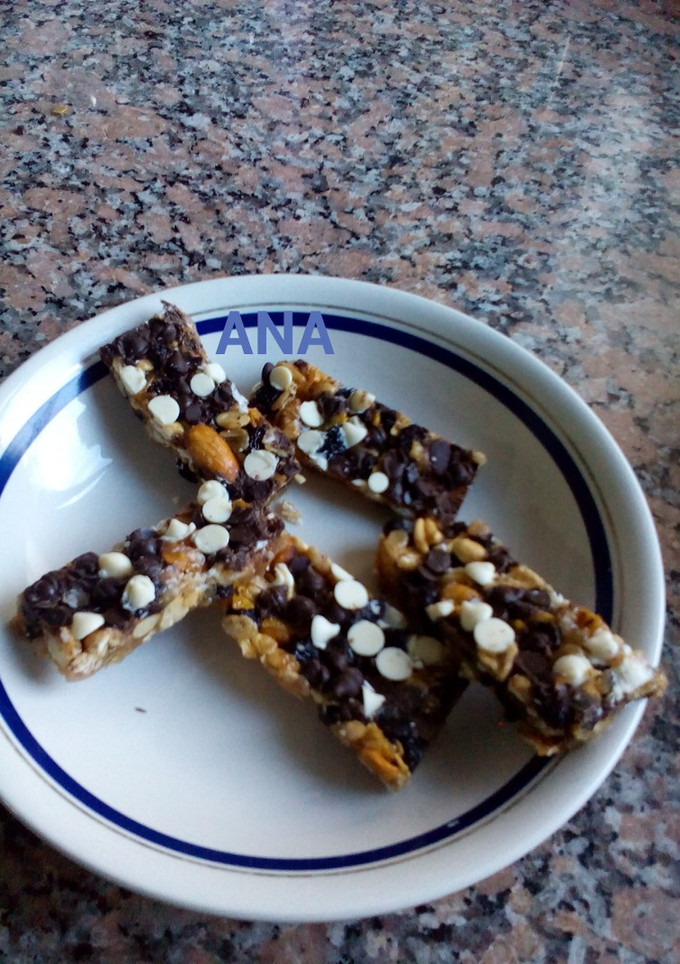 Una foto de Barritas de mix de cereales y pasas de uva 