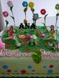TORTA DE HADAS CUMPLEAÑOS GEMELAS DE 1 AÑO