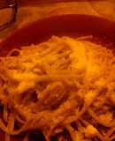 Fideos al queso