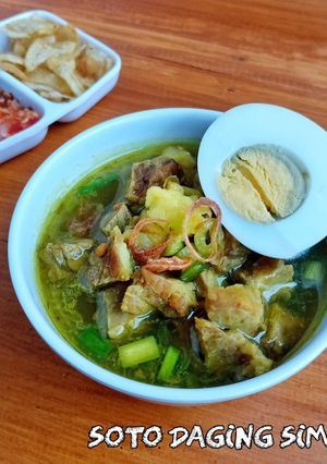 Foto resep Soto Daging Simple
