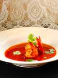 আদা-কমলা চিংড়ি বিনা তেলে (Prawn recipe in Bengali)