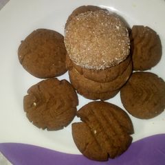 Cocoa cookies A picture of Cocoa cookies.